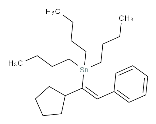 (Z)-tributyl(1-cyclopentyl-2-phenylvinyl)stannane