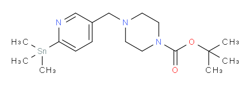 tert-butyl 4-((6-(trimethylstannyl)pyridin-3-yl)methyl)piperazine-1-carboxylate
