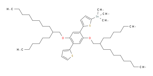 (5-(2,5-bis((2-hexyldecyl)oxy)-4-(thiophen-2-yl)phenyl)thiophen-2-yl)trimethylstannane