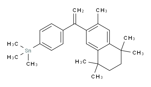 trimethyl(4-(1-(3,5,5,8,8-pentamethyl-5,6,7,8-tetrahydronaphthalen-2-yl)vinyl)phenyl)stannane