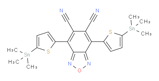 4,7-bis(5-(trimethylstannyl)thiophen-2-yl)benzo[c][1,2,5]oxadiazole-5,6-dicarbonitrile