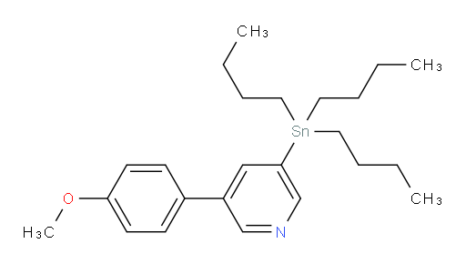3-(4-methoxyphenyl)-5-(tributylstannyl)pyridine