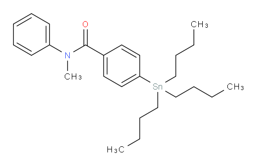 N-methyl-N-phenyl-4-(tributylstannyl)benzamide