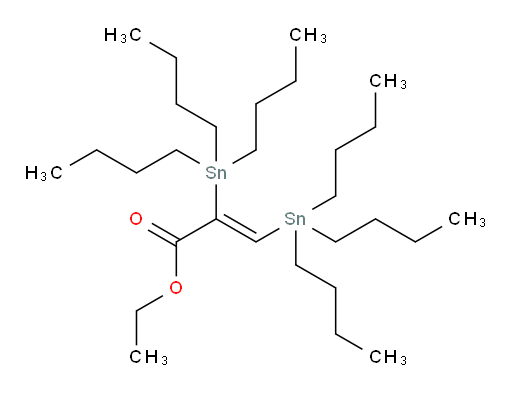 (Z)-ethyl 2,3-bis(tributylstannyl)acrylate