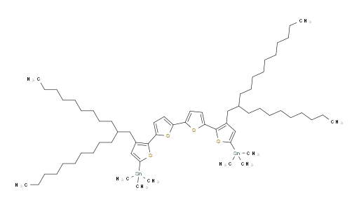 (3,3'''-bis(2-nonyldodecyl)-[2,2':5',2'':5'',2'''-quaterthiophene]-5,5'''-diyl)bis(trimethylstannane)