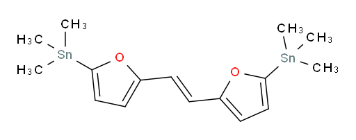 (E)-1,2-bis(5-(trimethylstannyl)furan-2-yl)ethene