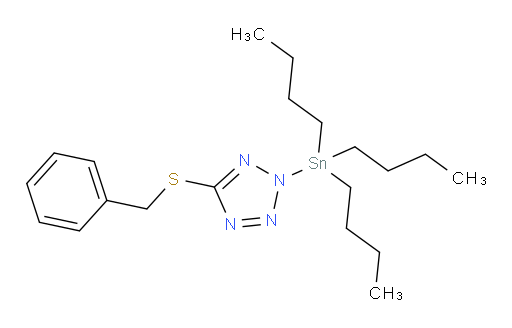 5-(benzylthio)-2-(tributylstannyl)-2H-tetrazole