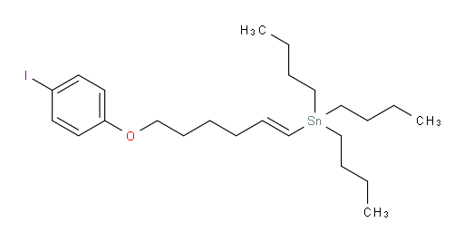 (E)-tributyl(6-(4-iodophenoxy)hex-1-en-1-yl)stannane