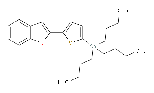 (5-(benzofuran-2-yl)thiophen-2-yl)tributylstannane