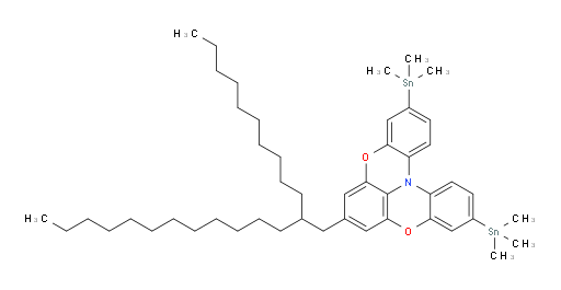 7-(2-decyltetradecyl)-3,11-bis(trimethylstannyl)benzo[5,6][1,4]oxazino[2,3,4-kl]phenoxazine