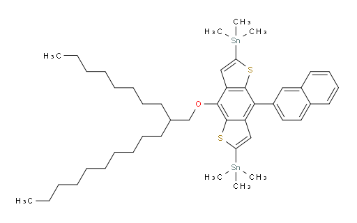 (4-(naphthalen-2-yl)-8-((2-octyldodecyl)oxy)benzo[1,2-b:4,5-b']dithiophene-2,6-diyl)bis(trimethylstannane)