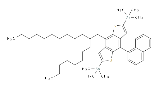 (4-(naphthalen-1-yl)-8-(2-octyldodecyl)benzo[1,2-b:4,5-b']dithiophene-2,6-diyl)bis(trimethylstannane)