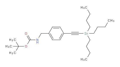 tert-butyl 4-((tributylstannyl)ethynyl)benzylcarbamate