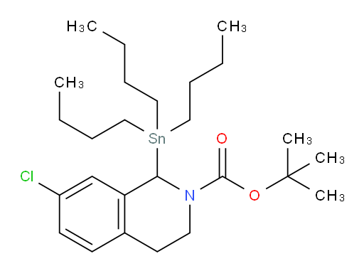 tert-butyl 7-chloro-1-(tributylstannyl)-3,4-dihydroisoquinoline-2(1H)-carboxylate