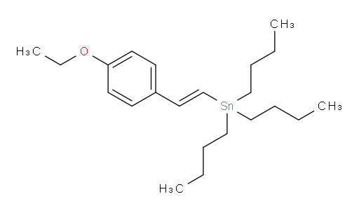 (E)-tributyl(4-ethoxystyryl)stannane