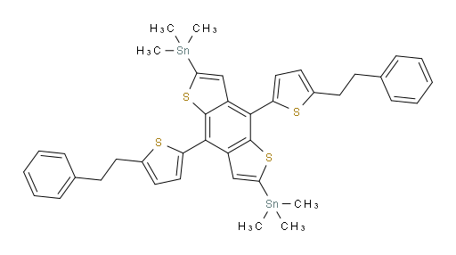 (4,8-bis(5-phenethylthiophen-2-yl)benzo[1,2-b:4,5-b']dithiophene-2,6-diyl)bis(trimethylstannane)