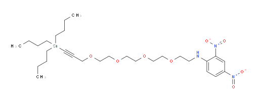 16,16-dibutyl-N-(2,4-dinitrophenyl)-3,6,9,12-tetraoxa-16-stannaicos-14-yn-1-amine