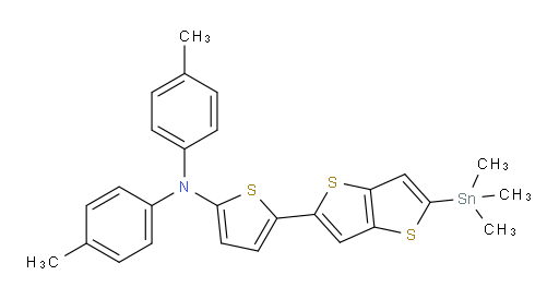 N,N-di-p-tolyl-5-(5-(trimethylstannyl)thieno[3,2-b]thiophen-2-yl)thiophen-2-amine