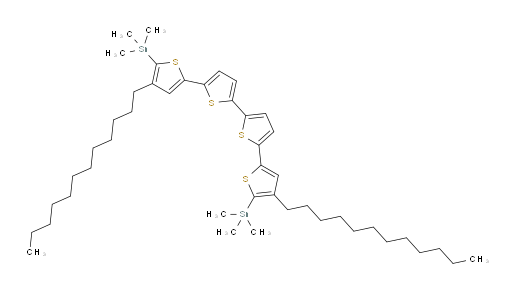 (4,4'''-didodecyl-[2,2':5',2'':5'',2'''-quaterthiophene]-5,5'''-diyl)bis(trimethylstannane)