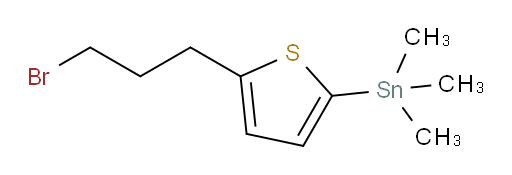(5-(3-bromopropyl)thiophen-2-yl)trimethylstannane