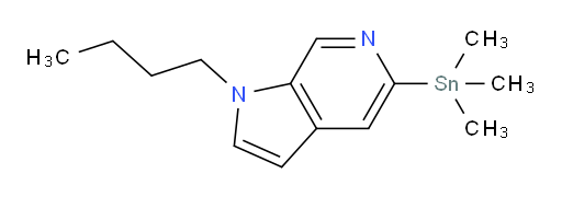 1-butyl-5-(trimethylstannyl)-1H-pyrrolo[2,3-c]pyridine
