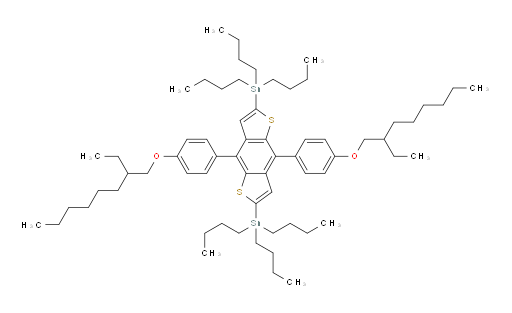 (4,8-bis(4-((2-ethyloctyl)oxy)phenyl)benzo[1,2-b:4,5-b']dithiophene-2,6-diyl)bis(tributylstannane)