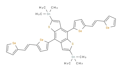 (4,8-bis(5-((E)-2-(selenophen-2-yl)vinyl)selenophen-2-yl)benzo[1,2-b:4,5-b']dithiophene-2,6-diyl)bis(trimethylstannane)