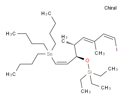 triethyl(((1Z,3R,4R,5E,7Z)-8-iodo-4,6-dimethyl-1-(tributylstannyl)octa-1,5,7-trien-3-yl)oxy)silane