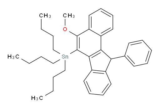 tributyl(5-methoxy-11-phenyl-11H-benzo[a]fluoren-6-yl)stannane
