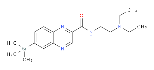 N-(2-(diethylamino)ethyl)-6-(trimethylstannyl)quinoxaline-2-carboxamide