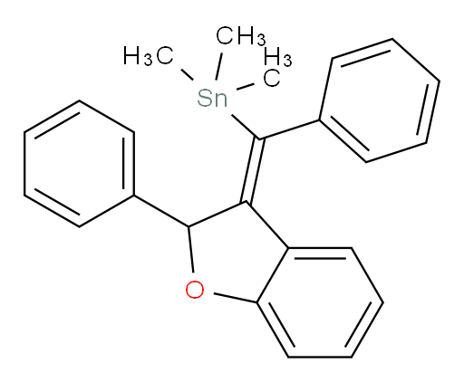 (Z)-trimethyl(phenyl(2-phenylbenzofuran-3(2H)-ylidene)methyl)stannane