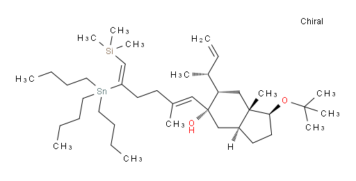 (1S,3aS,5S,6S,7aS)-6-((R)-but-3-en-2-yl)-1-(tert-butoxy)-7a-methyl-5-((1E,5Z)-2-methyl-5-(tributylstannyl)-6-(trimethylsilyl)hexa-1,5-dien-1-yl)octahydro-1H-inden-5-ol