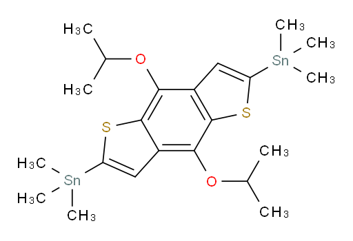 (4,8-diisopropoxybenzo[1,2-b:4,5-b']dithiophene-2,6-diyl)bis(trimethylstannane)