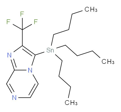 3-(三丁基锡基)-2-(三氟甲基)咪唑并[1,2-a]吡嗪
