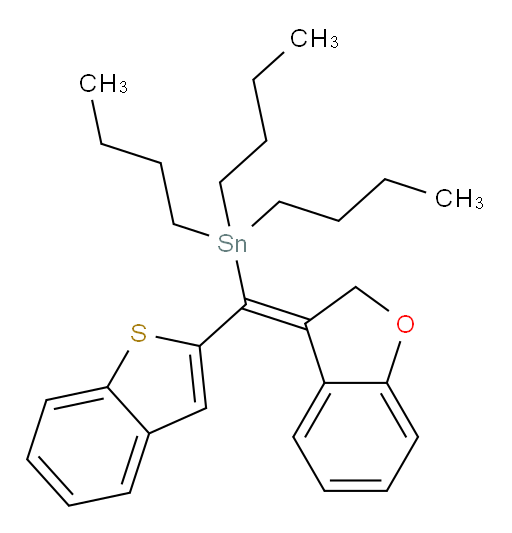 (Z)-(benzo[b]thiophen-2-yl(benzofuran-3(2H)-ylidene)methyl)tributylstannane