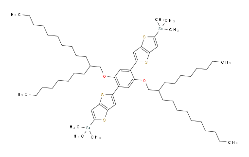 (5,5'-(2,5-bis((2-octyldodecyl)oxy)-1,4-phenylene)bis(thieno[3,2-b]thiophene-5,2-diyl))bis(trimethylstannane)