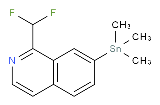 1-(difluoromethyl)-7-(trimethylstannyl)isoquinoline