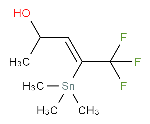 (Z)-5,5,5-trifluoro-4-(trimethylstannyl)pent-3-en-2-ol