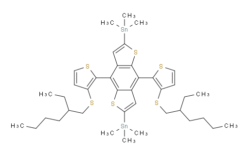 (4,8-bis(3-((2-ethylhexyl)thio)thiophen-2-yl)benzo[1,2-b:4,5-b']dithiophene-2,6-diyl)bis(trimethylstannane)