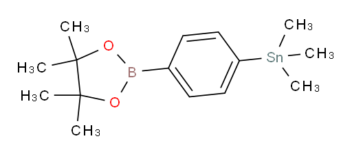 trimethyl(4-(4,4,5,5-tetramethyl-1,3,2-dioxaborolan-2-yl)phenyl)stannane