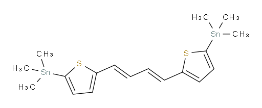 (1E,3E)-1,4-bis(5-(trimethylstannyl)thiophen-2-yl)buta-1,3-diene