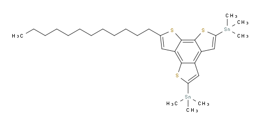(2-dodecylbenzo[1,2-b:3,4-b':6,5-b'']trithiophene-5,8-diyl)bis(trimethylstannane)