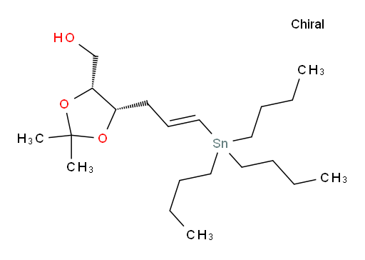 ((4R,5S)-2,2-dimethyl-5-((E)-3-(tributylstannyl)allyl)-1,3-dioxolan-4-yl)methanol