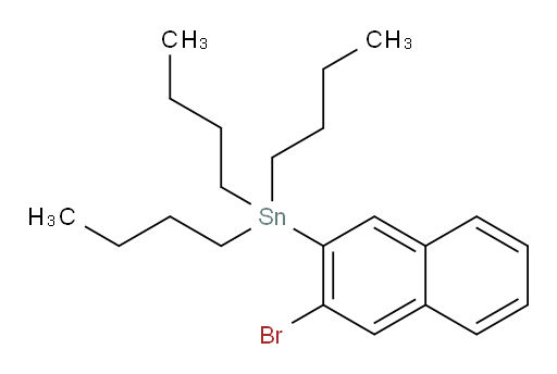 (3-bromonaphthalen-2-yl)tributylstannane