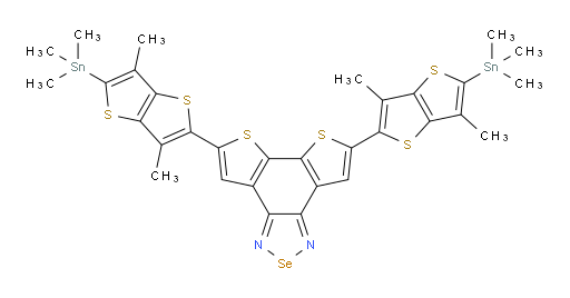 5,8-bis(3,6-dimethyl-5-(trimethylstannyl)thieno[3,2-b]thiophen-2-yl)dithieno[3',2':3,4;2'',3'':5,6]benzo[1,2-c][1,2,5]selenadiazole