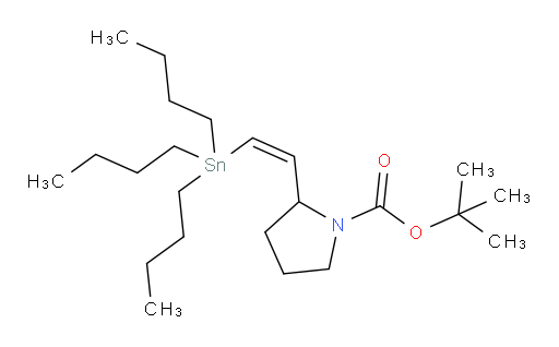 (Z)-tert-butyl 2-(2-(tributylstannyl)vinyl)pyrrolidine-1-carboxylate