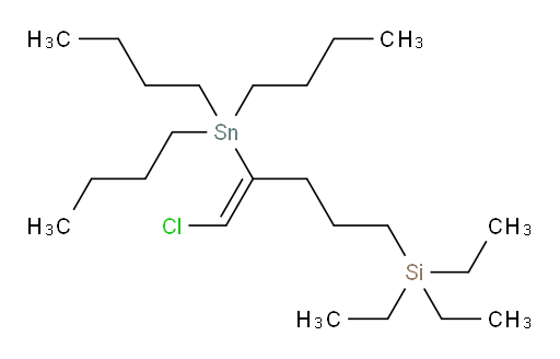 (Z)-(5-chloro-4-(tributylstannyl)pent-4-en-1-yl)triethylsilane
