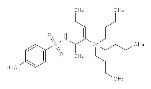(E)-4-methyl-N-(3-(tributylstannyl)hex-3-en-2-yl)benzenesulfonamide