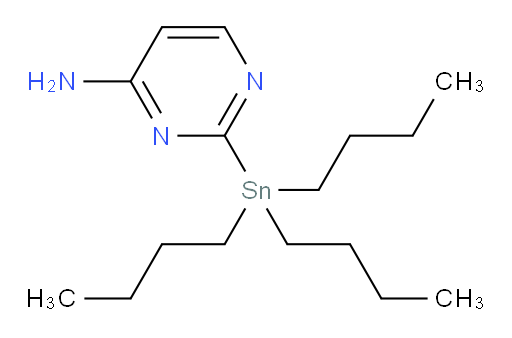 2-(tributylstannyl)pyrimidin-4-amine