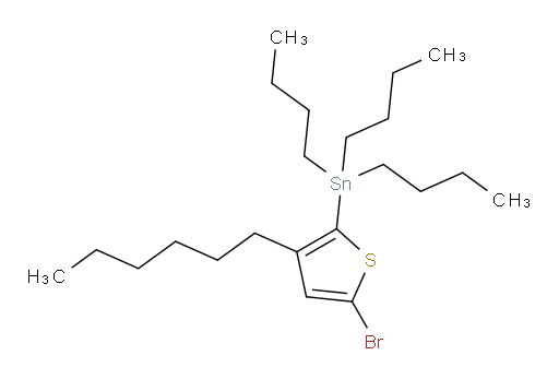 (5-bromo-3-hexylthiophen-2-yl)tributylstannane